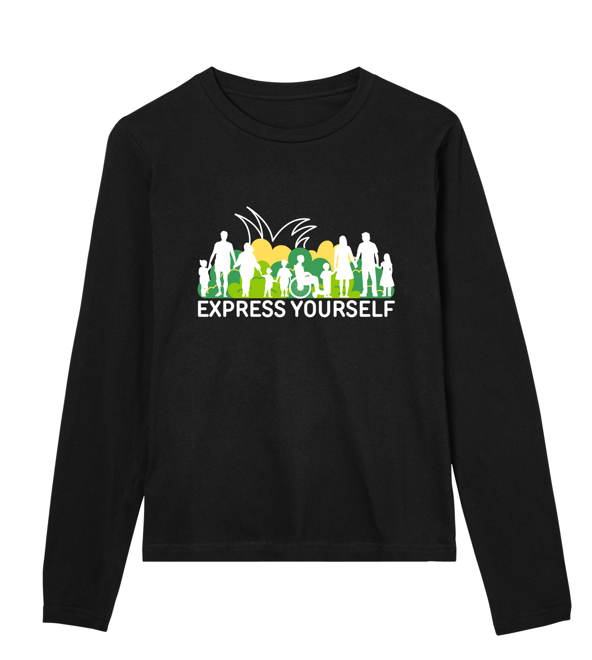 Together We Rise - Inclusive Silhouette - Black women - Long Sleeve T-shirts