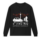 Evening Ride Silhouette Tee - Black men - Long Sleeve T-shirts