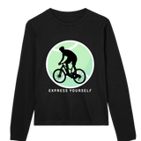 Cycle into Freedom - Women's Long Sleeve Tee - Black women - Long Sleeve T-shirts