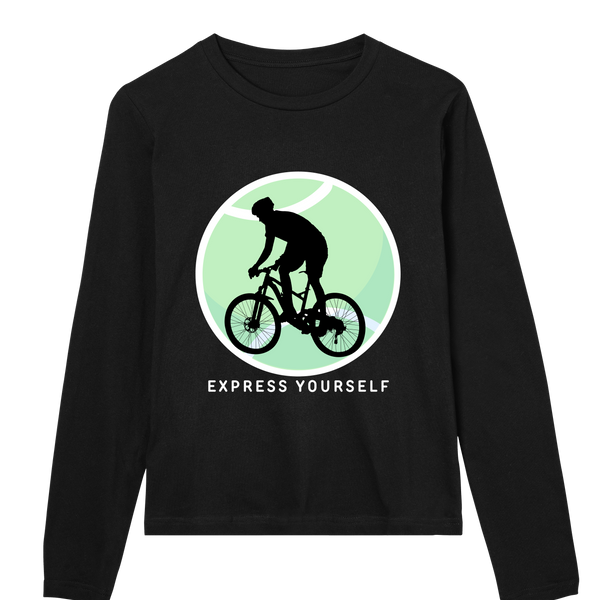 Cycle into Freedom - Women's Long Sleeve Tee - Black women - Long Sleeve T-shirts