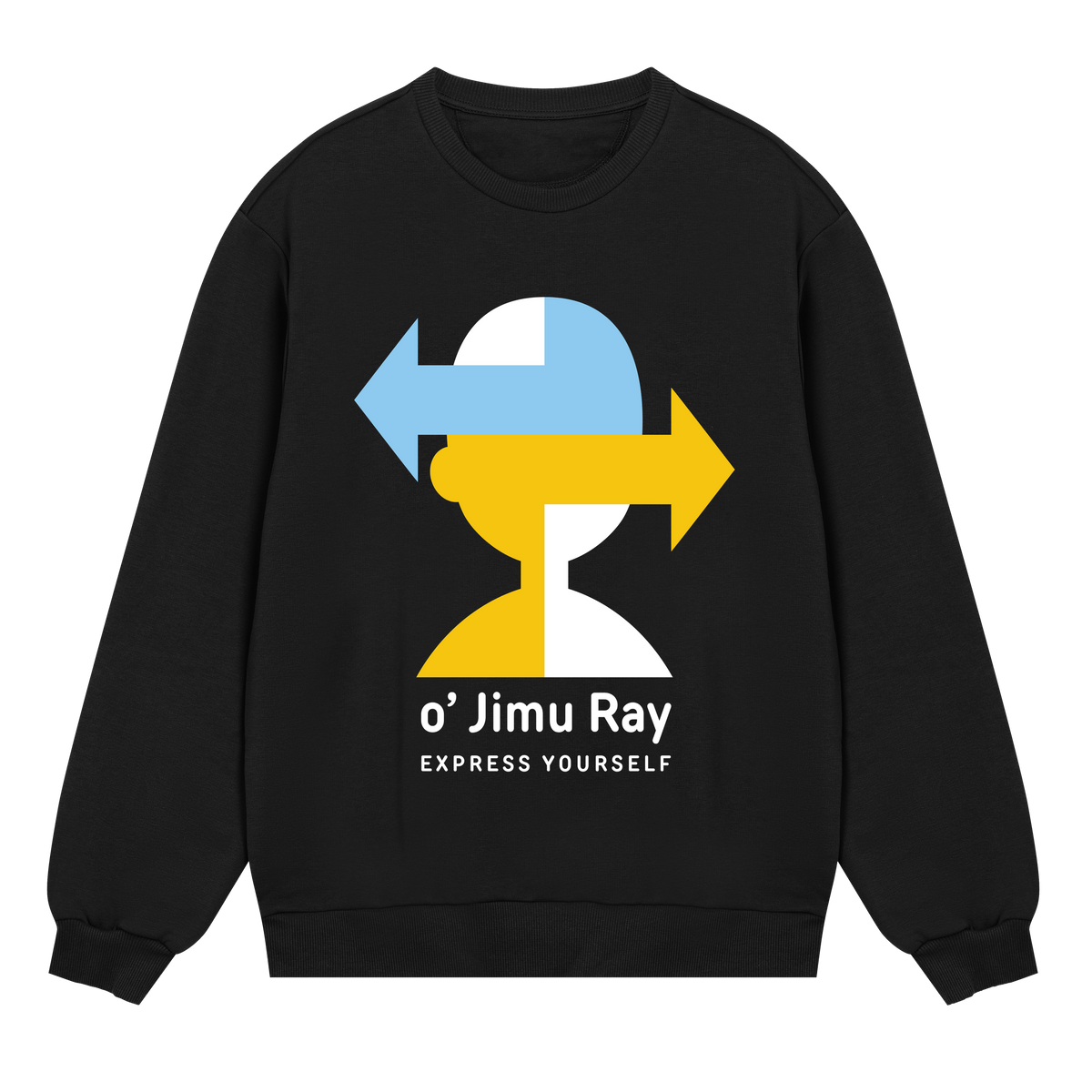 Directional Thoughts - Express Yourself - Black men - Sweatshirts