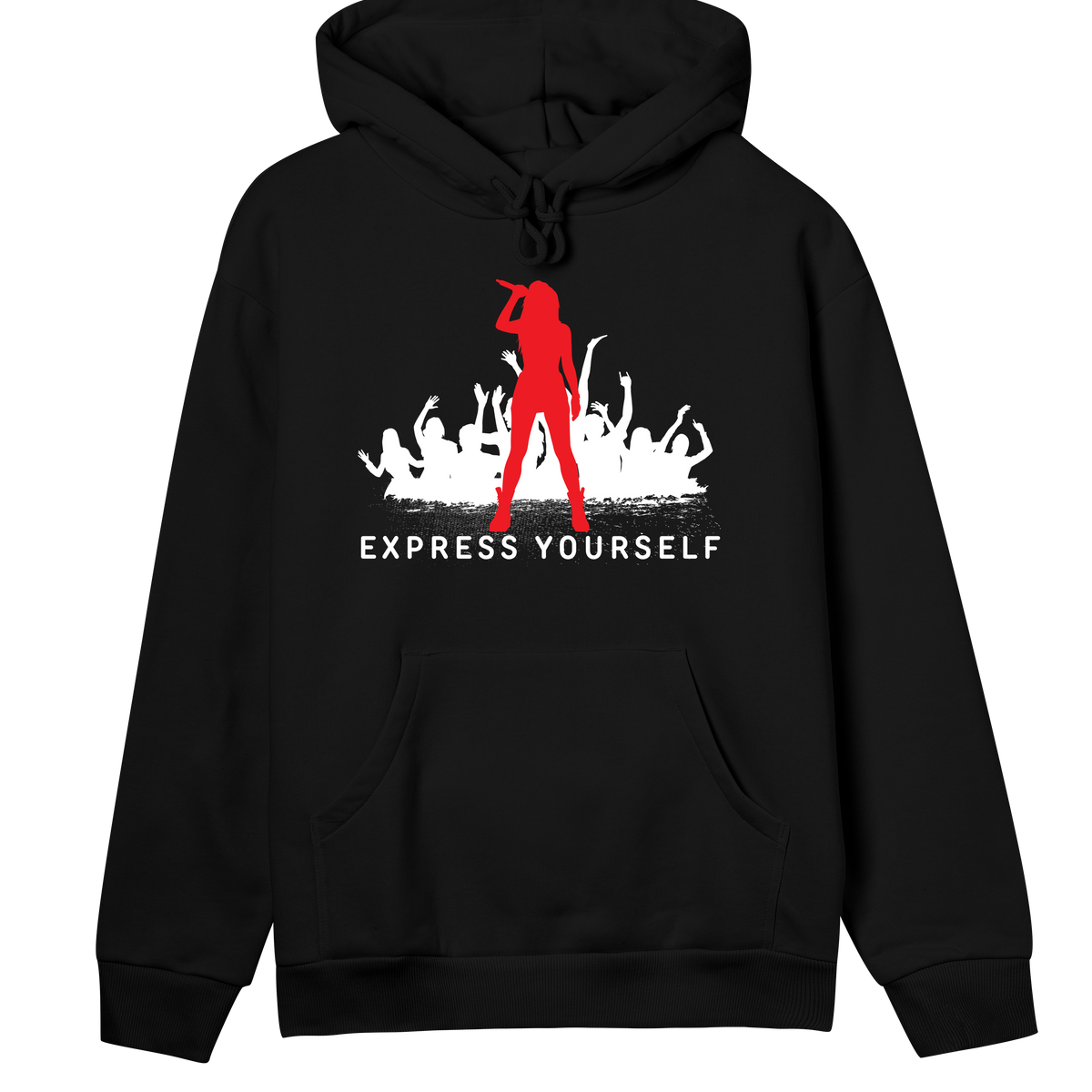 Rockstar Vibes Hoodie - Black women - Hoodies