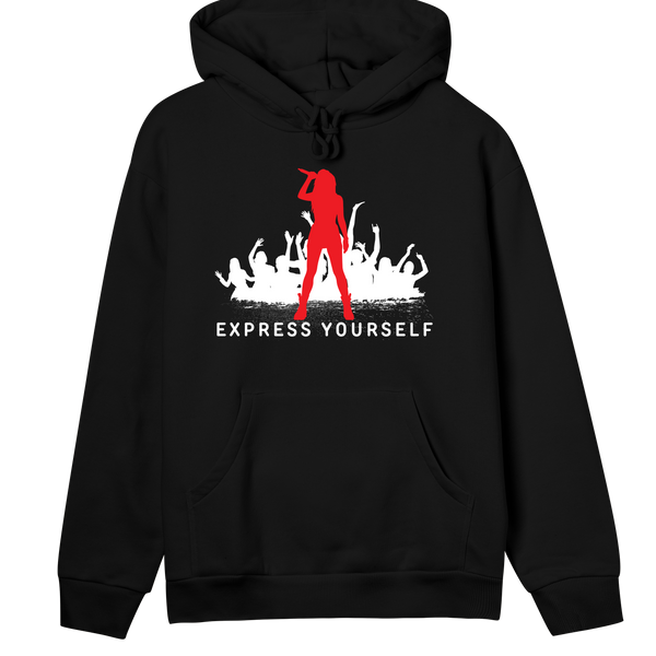 Rockstar Vibes Hoodie - Black women - Hoodies