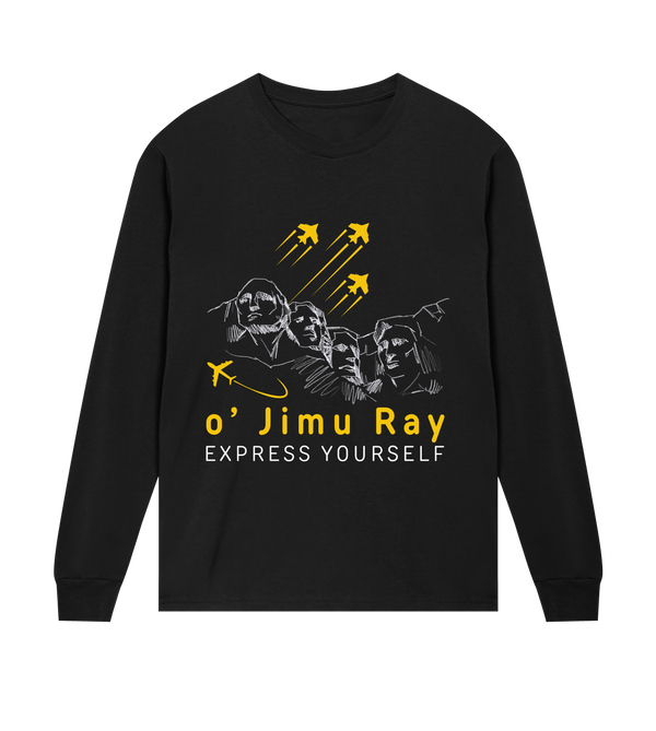 Sky High Spirit - o' Jimu Ray 4th July Special - Black men - Long Sleeve T-shirts