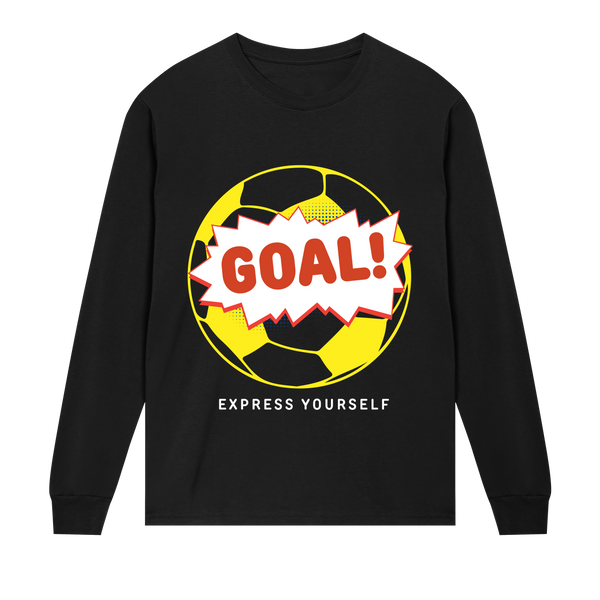 Goal! Celebration Tee - Black men - Long Sleeve T-shirts