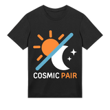 Cosmic Harmony - Sun and Moon T-Shirt - Black men - T-shirts