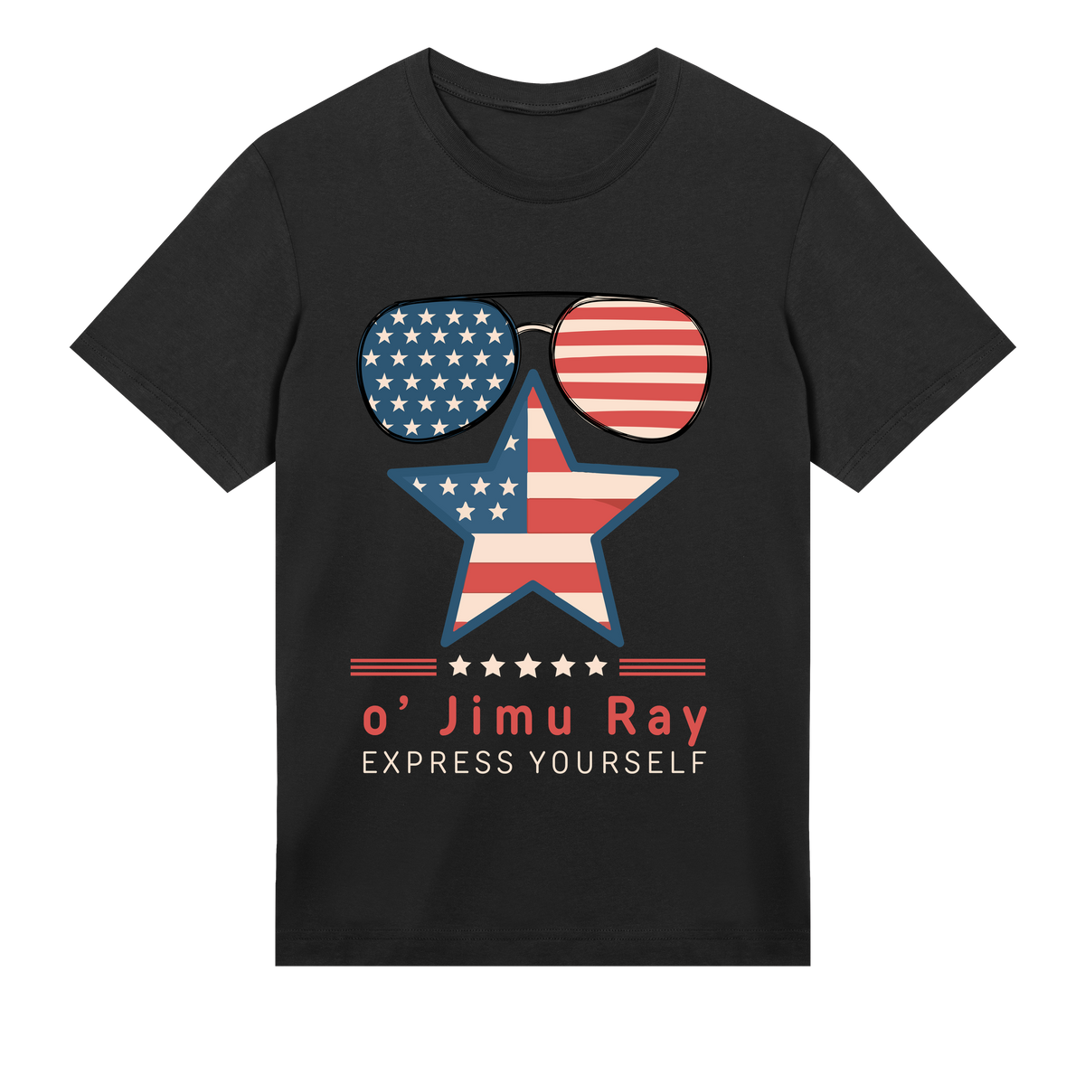 American Pride - o' Jimu Ray 4th July Special - Black men - T-shirts