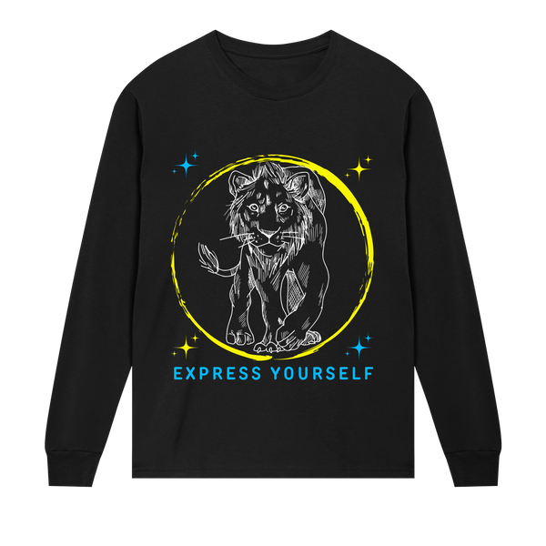 Circle of Self - Express Yourself - Black men - Long Sleeve T-shirts