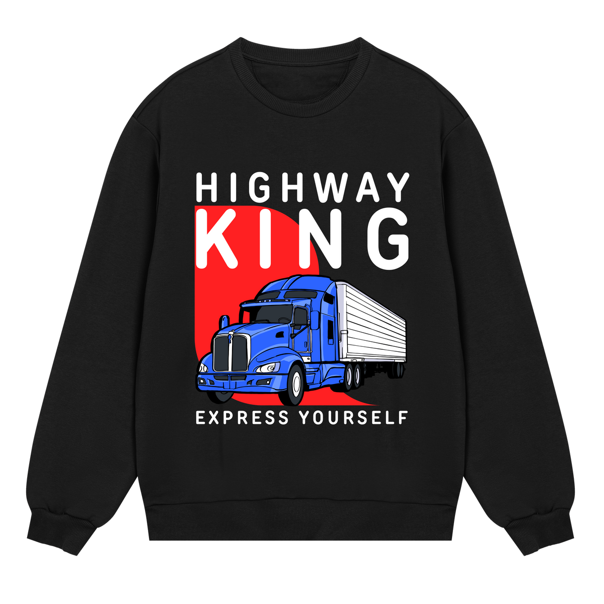 King of the Road - Express Yourself - Black men - Sweatshirts