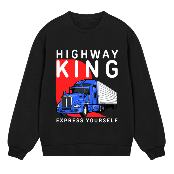 King of the Road - Express Yourself - Black men - Sweatshirts