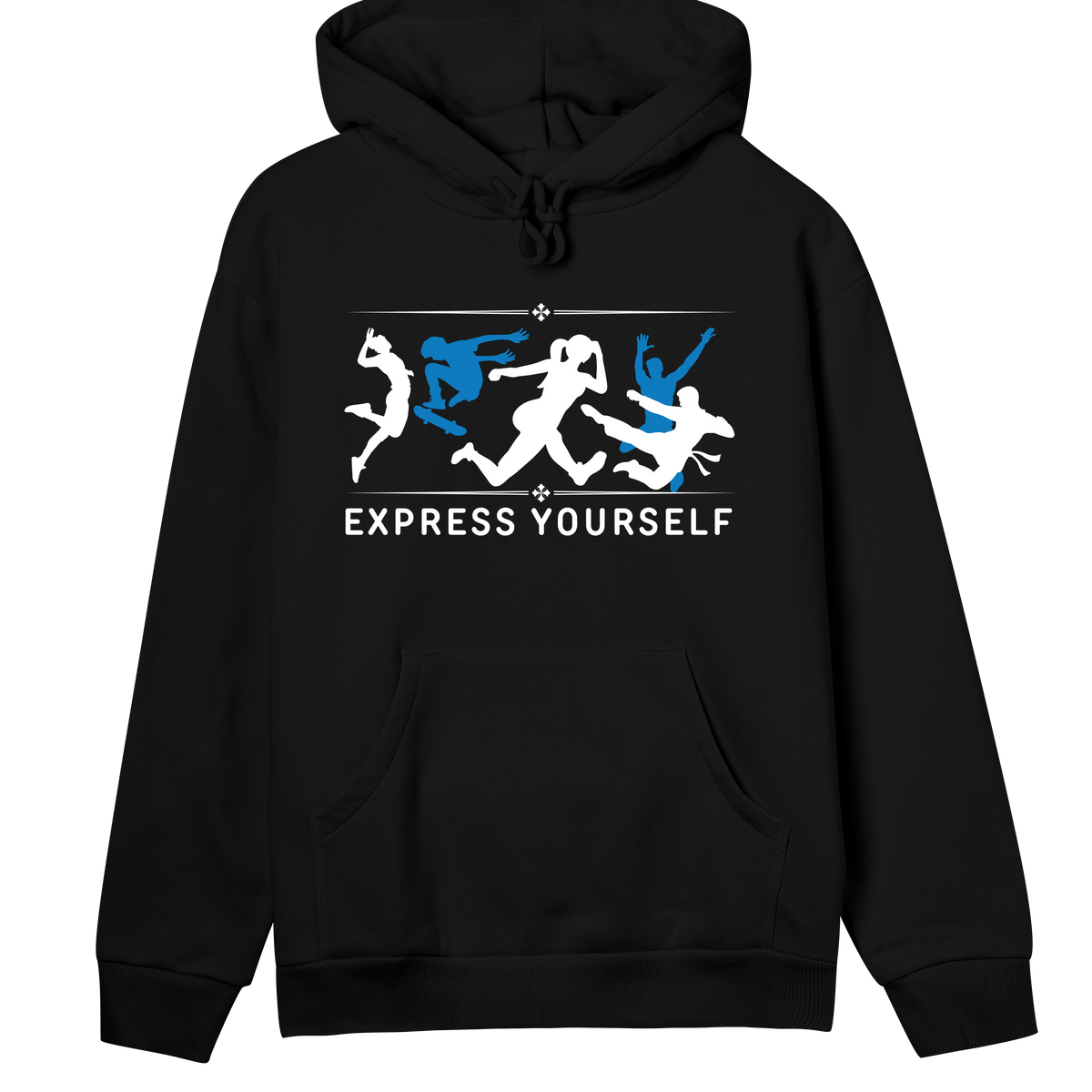 Energetic Shadows - Stylish Women's Hoodie - Black women - Hoodies