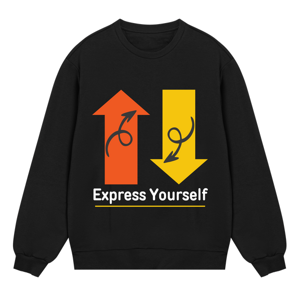 Rise and Fall - Dynamic Direction - Black men - Sweatshirts