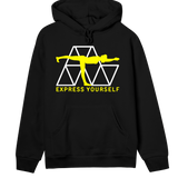 Geometric Fusion - Vibrant Women's Hoodie - Black women - Hoodies