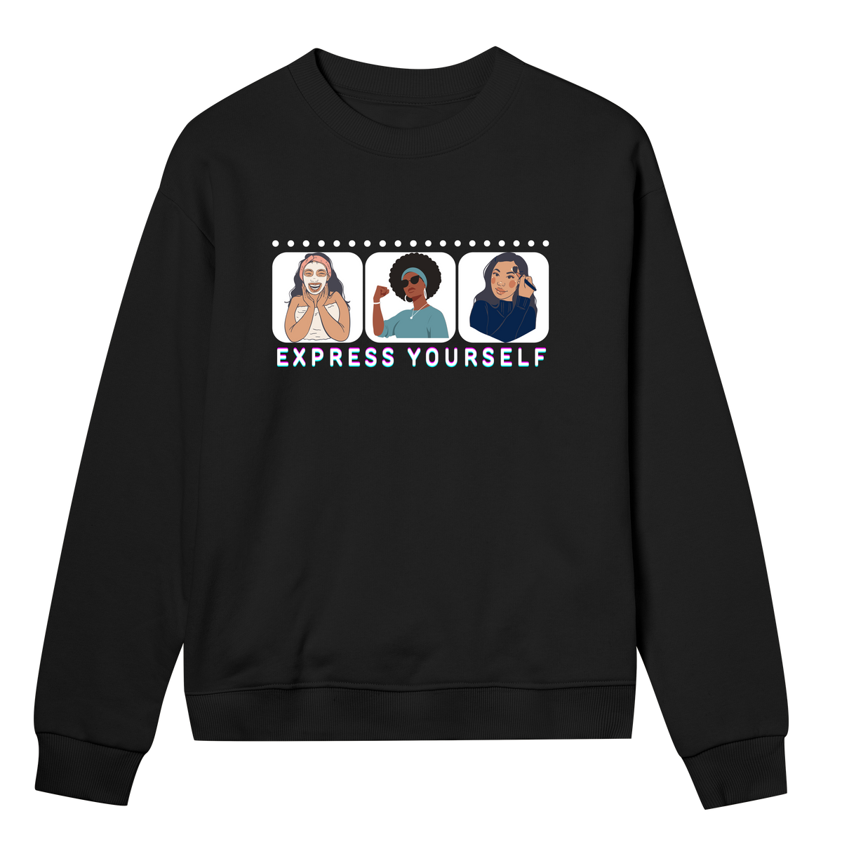 Celebrating You - Expressive Women's Sweatshirt - Black women - Sweatshirts