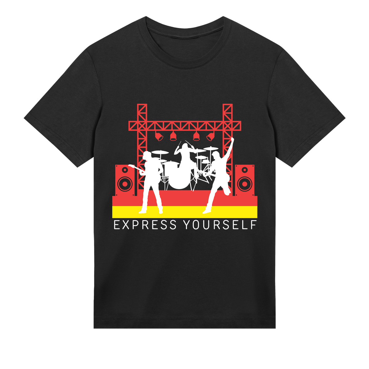 Rock the Night - Express Yourself - Black men - T-shirts