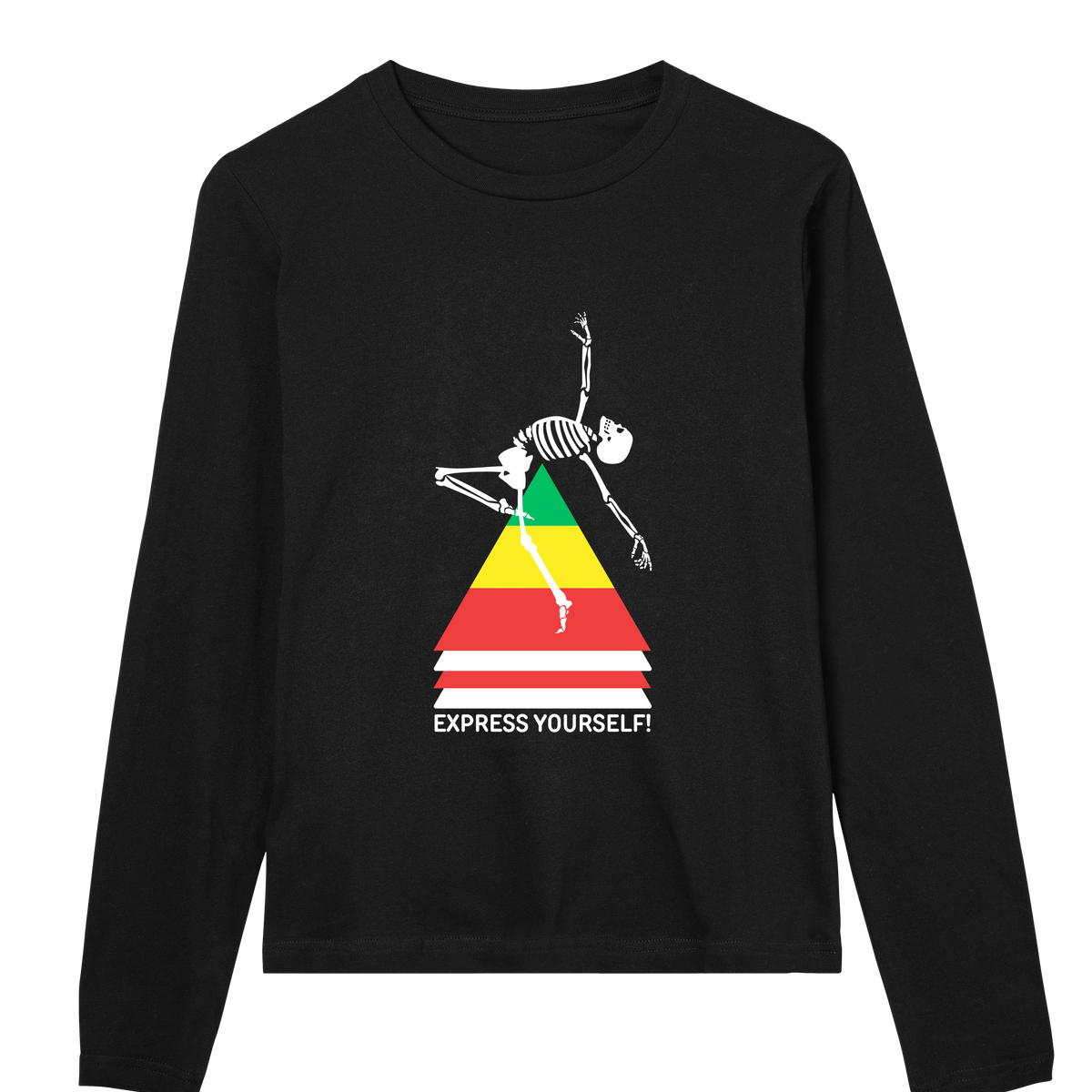 Reach Higher - Express Yourself Tee - Black women - Long Sleeve T-shirts