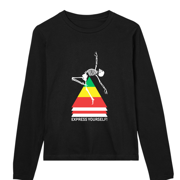 Reach Higher - Express Yourself Tee - Black women - Long Sleeve T-shirts