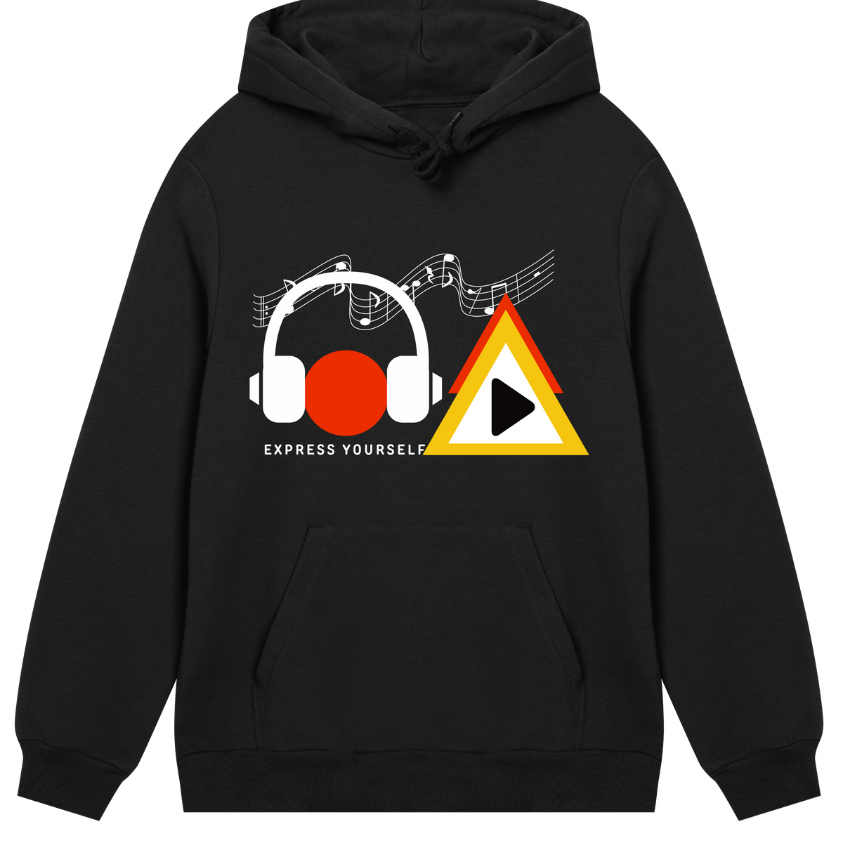 Stride in Style - Bold and Timeless Hoodie - Black men - Hoodies