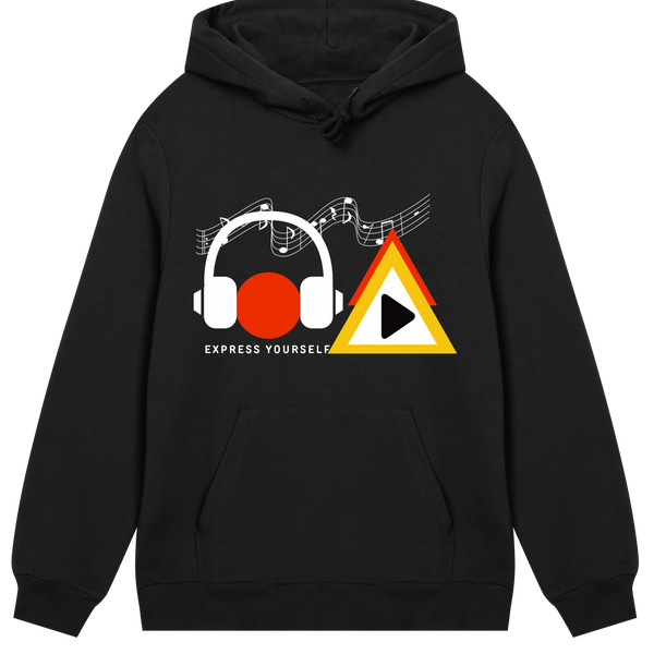 Stride in Style - Bold and Timeless Hoodie - Black men - Hoodies