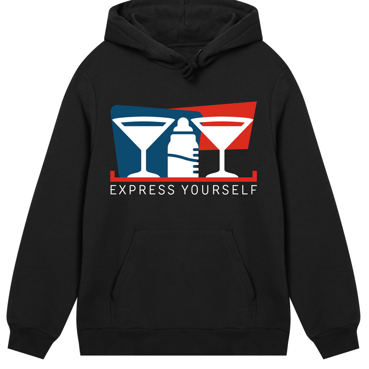 Cultural Fusion - Express Yourself Hoodie - Black men - Hoodies