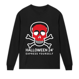 Edgy Skull - Stylish Design - Black men - Long Sleeve T-shirts