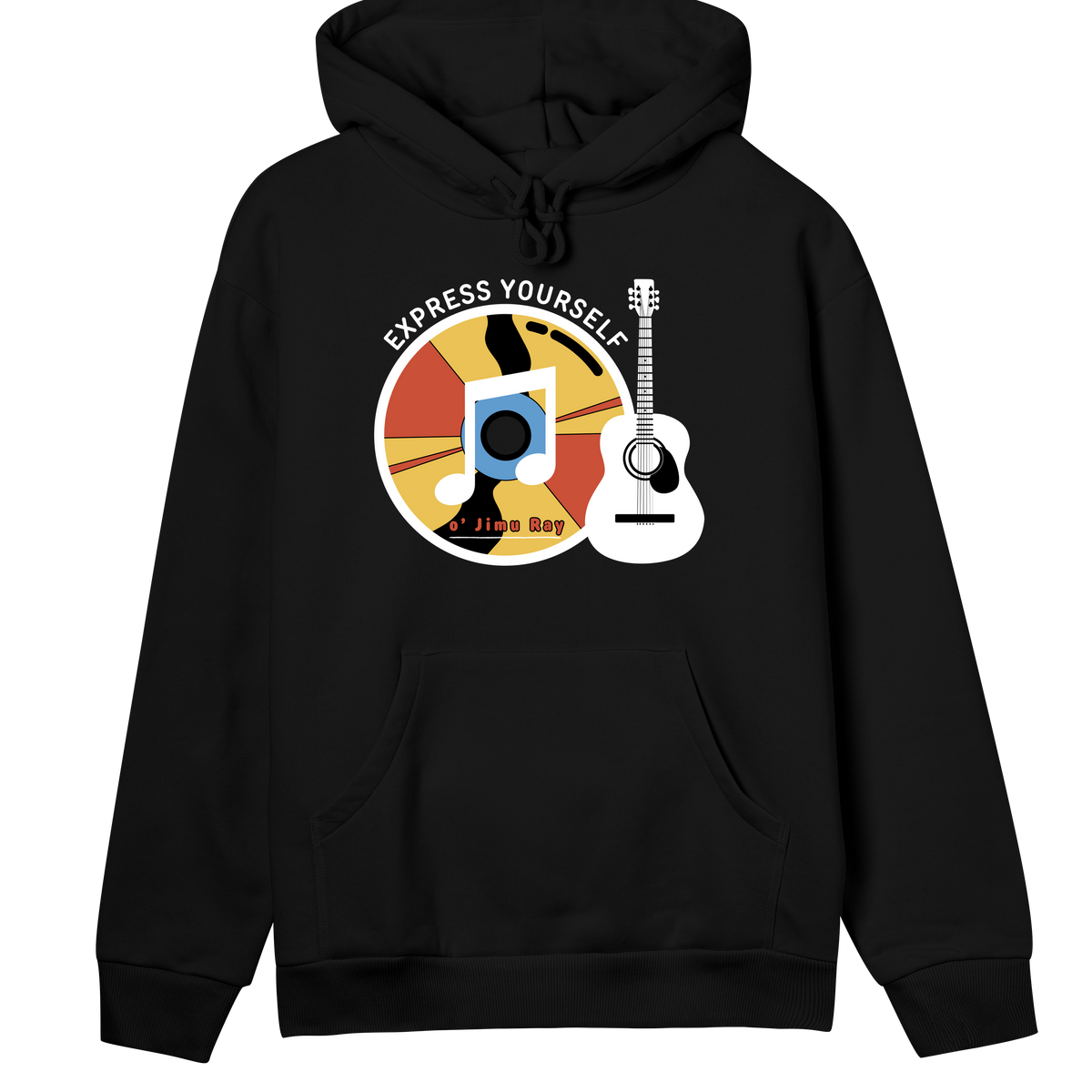 Musical Vibes - Express Yourself - Black women - Hoodies