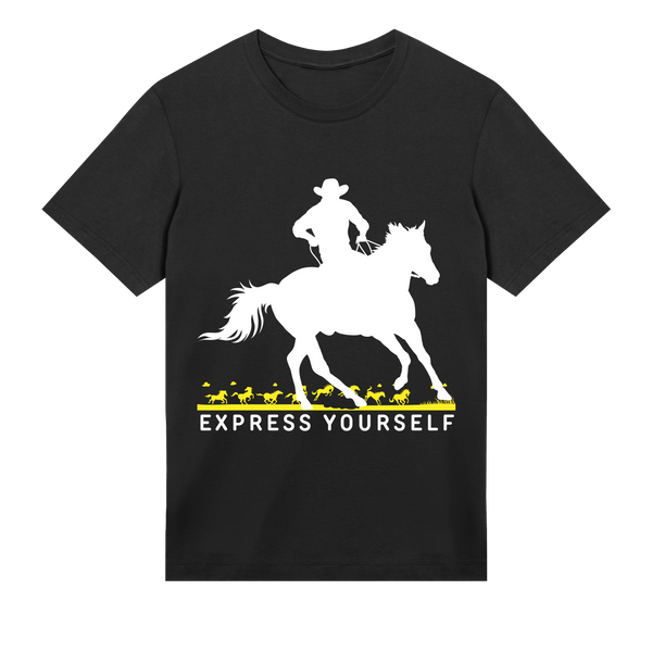 Ride with the Wild Spirit - Black men - T-shirts