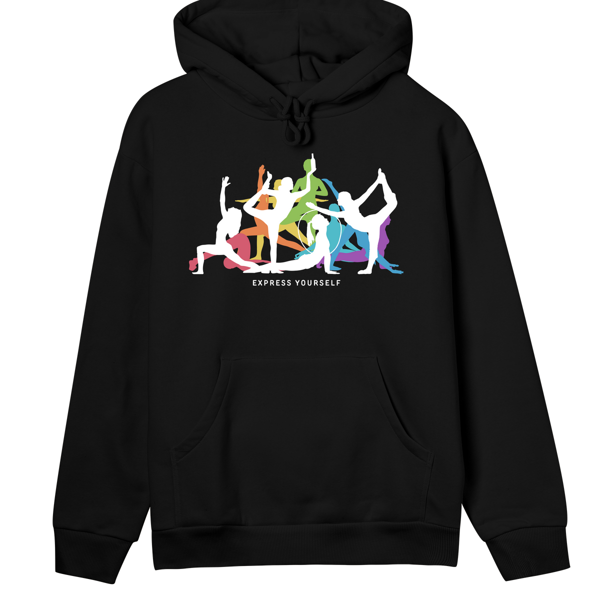 Dance of Colors - Stylish Women's Hoodie - Black women - Hoodies