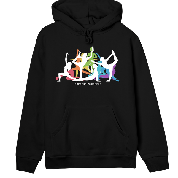 Dance of Colors - Stylish Women's Hoodie - Black women - Hoodies