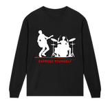 Rhythm of Style - Drummer Tee - Black men - Long Sleeve T-shirts