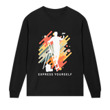 Inspire and Aspire - Vibrant Tee - Black men - Long Sleeve T-shirts