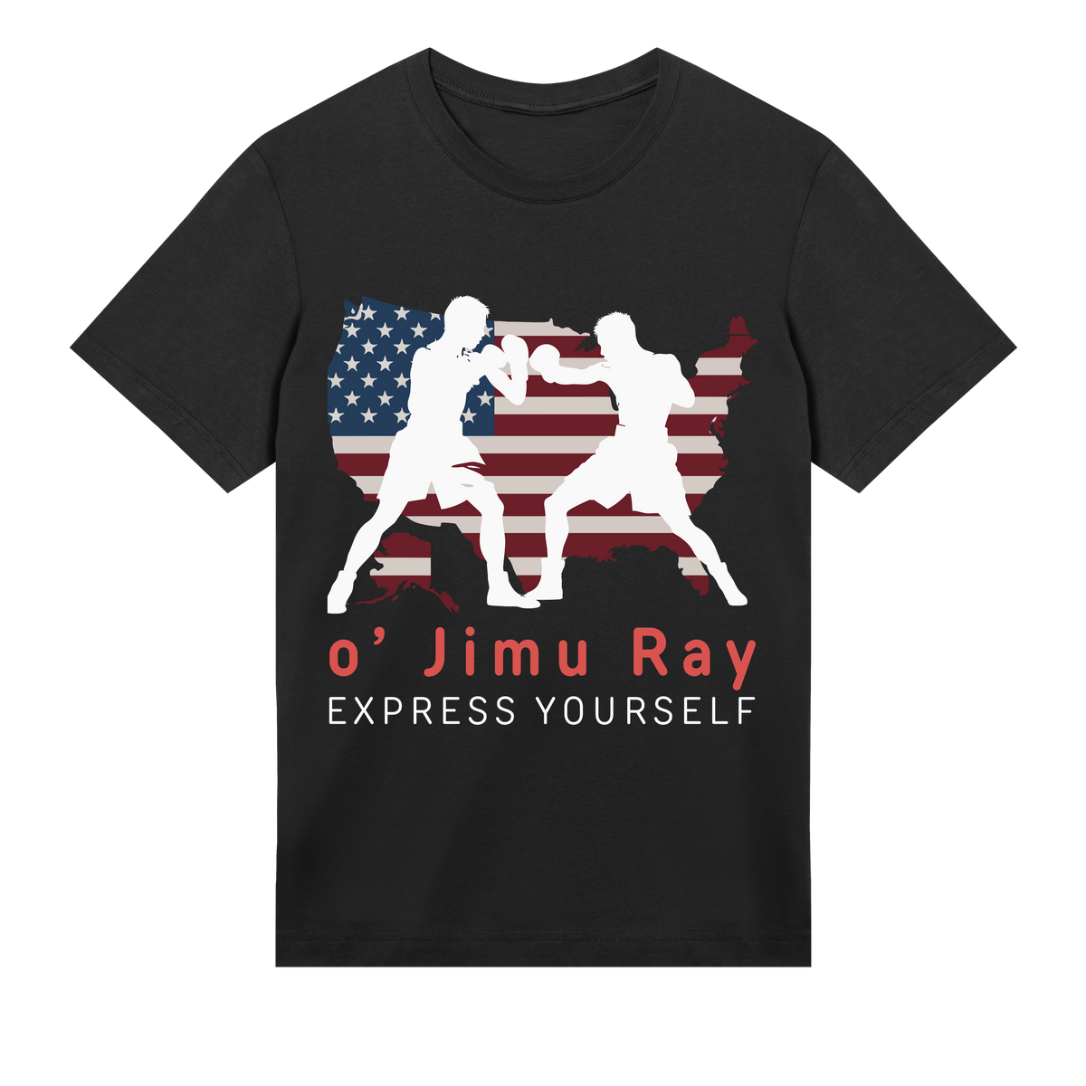 American Boxing Spirit - o' Jimu Ray 4th July Special - Black men - T-shirts