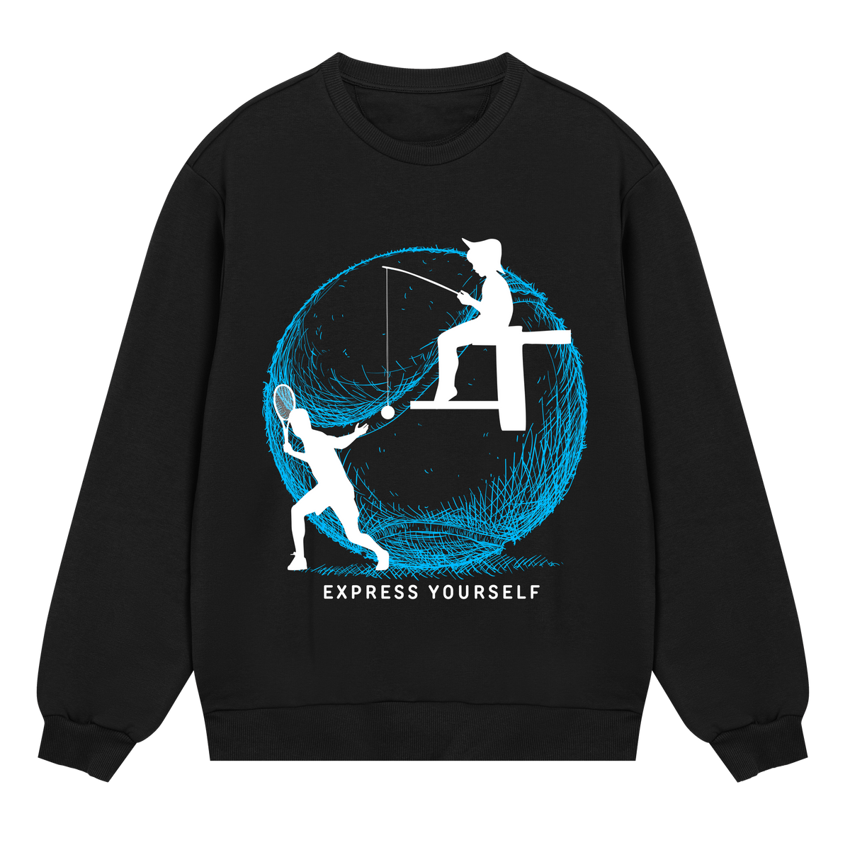 Neon Motion Sweatshirt - Black men - Sweatshirts