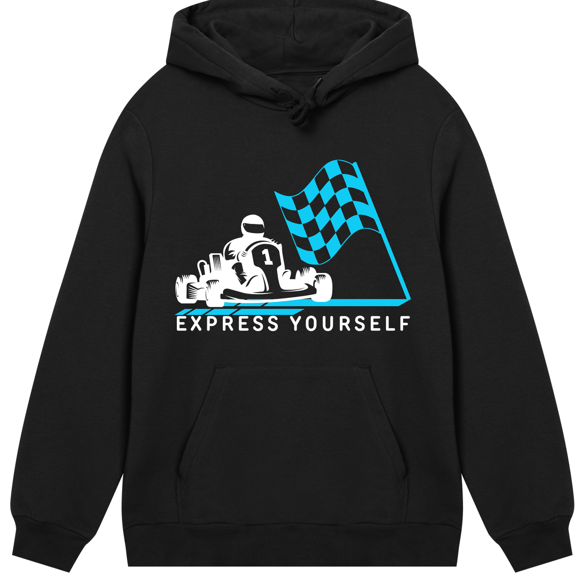 Race to Style - Express Yourself Hoodie - Black men - Hoodies