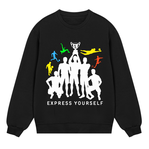 Bold Play - Stylish Soccer Design - Black men - Sweatshirts