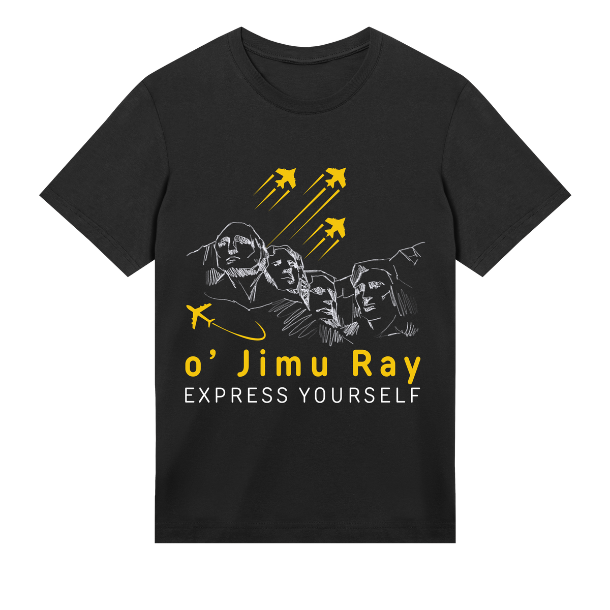 Monumental Flight - o' Jimu Ray 4th July Special - Black men - T-shirts