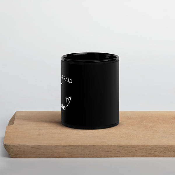 Just Believe Black Glossy Mug - - Mugs