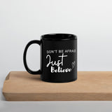 Just Believe Black Glossy Mug - 11 oz - Mugs