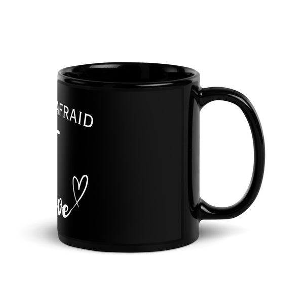 Just Believe Black Glossy Mug - - Mugs