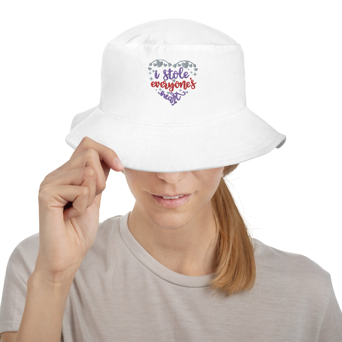 Heart-Stealing Charm Bucket Hat - - Bucket Hat