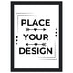 A4 21x29.7 cm / 8x12″ / Black frame / Ready-to-hang