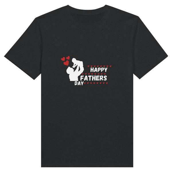 Happy Memories - Commemorate Fathers Day with Our Tee - Charcoal - Print Material