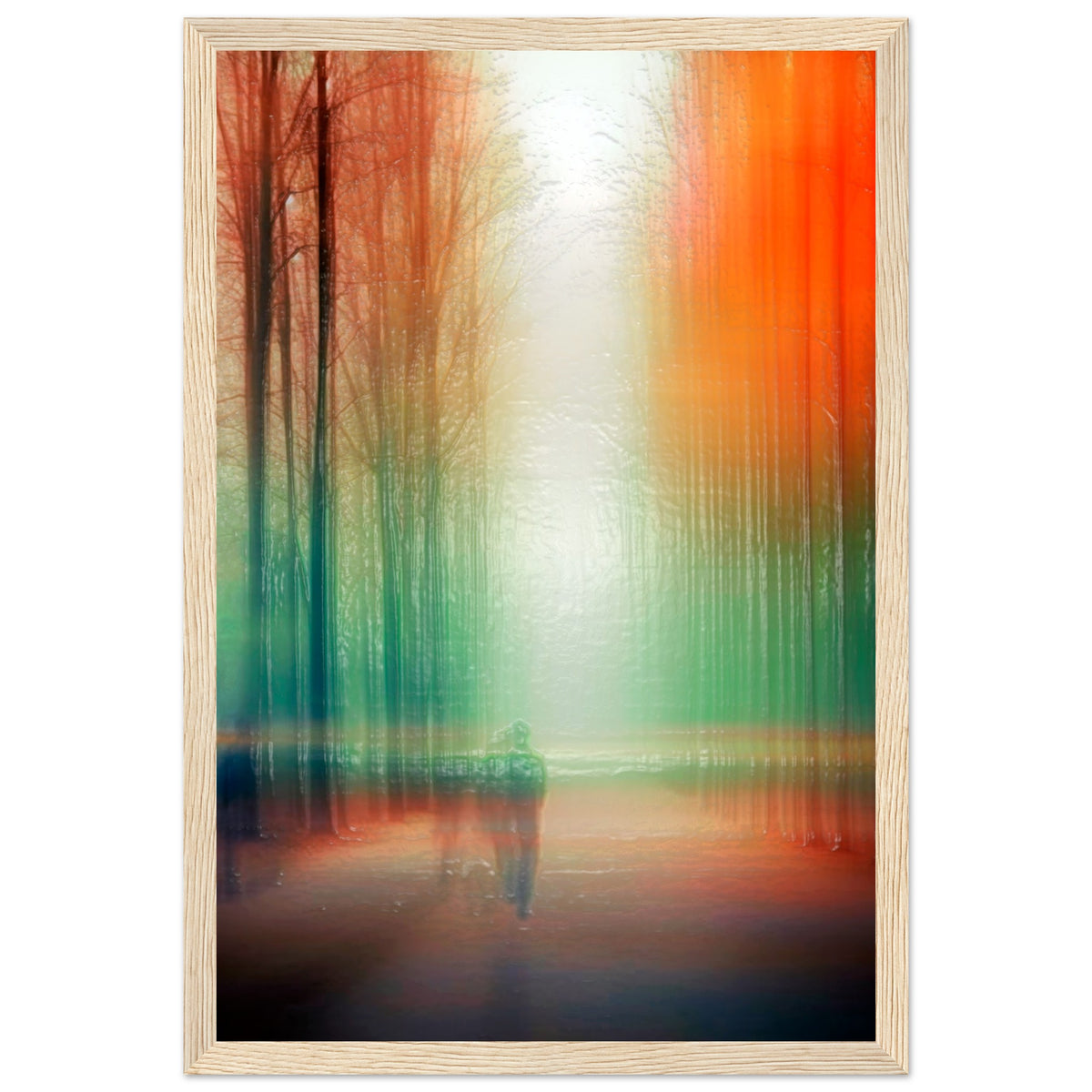 Twilight Walk Through Dreamscape - 30x45 cm 12x18″ Wood frame - Wooden Framed Posters