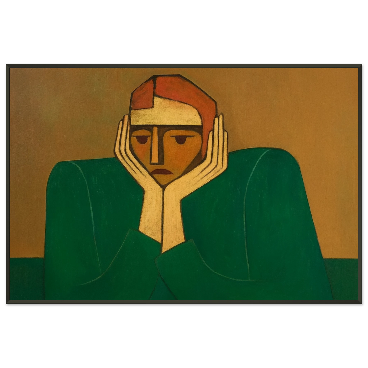 Reflective Silence – Metal Framed Poster Gift - - Metal Framed Posters