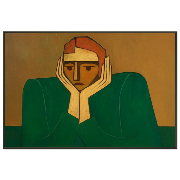 Reflective Silence – Metal Framed Poster Gift - - Metal Framed Posters