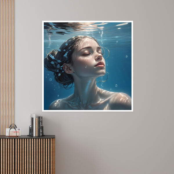 Tranquil Depths - Underwater Beauty - - Framed Posters