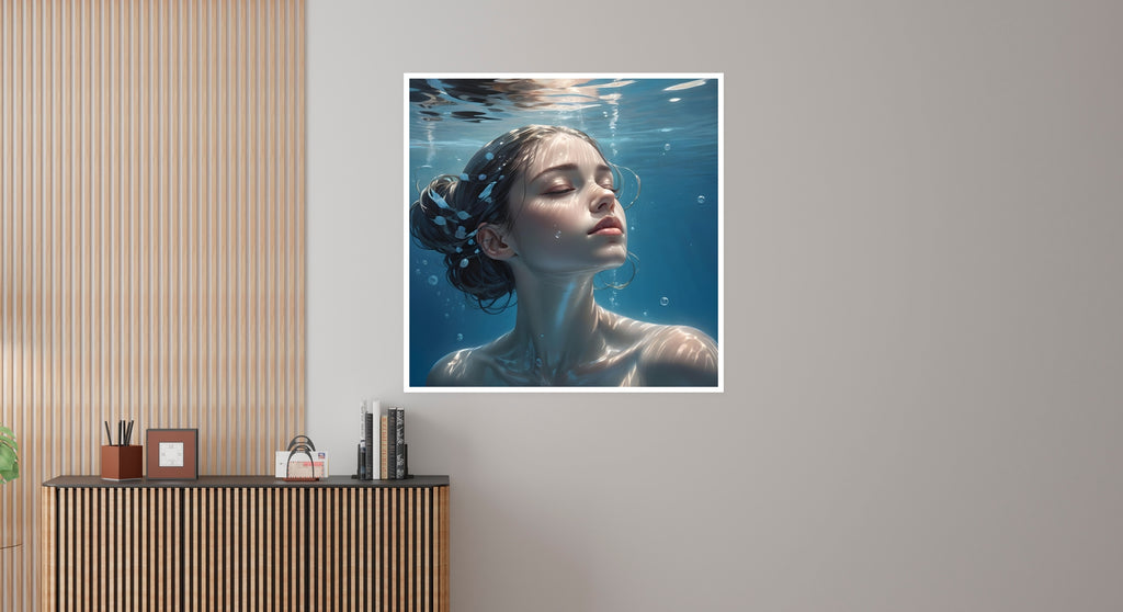 Tranquil Depths - Underwater Beauty - - Framed Posters