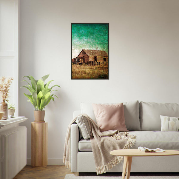 Rustic Serenity - Echoes of a Bygone Era - - Metal Framed Posters