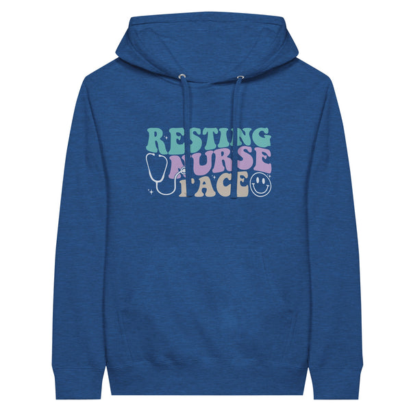 Heartfelt Tribute - Peace, Love, Nursing Unisex Hoodie - Heather Royal - Print Material