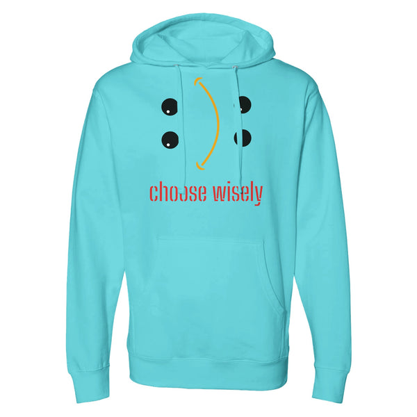 Smiles or Frowns - Your Choice - blue aqua - Sweatshirt